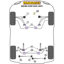 POWERFLEX FOR VAUXHALL / OPEL ZAFIRA MODELS , ZAFIRA C (2011