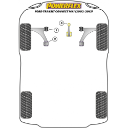 POWERFLEX FOR FORD TRANSIT  , TRANSIT CONNECT MK1 (2002-2013