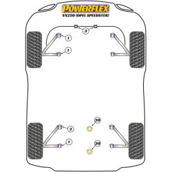 POWERFLEX FOR VAUXHALL / OPEL ZAFIRA MODELS , ZAFIRA A (1999