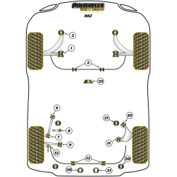 POWERFLEX POUR TOYOTA 86 / GT86 , 86/GT86 TRACK & RACE ,