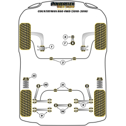 POWERFLEX FOR MINI MINI PACEMAN R61 (2013-2016) , MINI PACEM