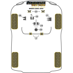 POWERFLEX POUR VAUXHALL / OPEL ZAFIRA MODELS , ZAFIRA B (200