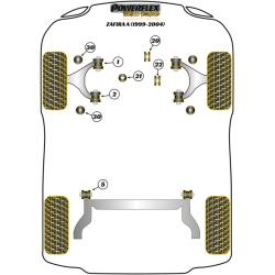 POWERFLEX FOR VAUXHALL / OPEL ZAFIRA MODELS , ZAFIRA A (1999
