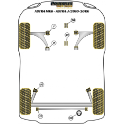 POWERFLEX FOR VAUXHALL / OPEL ZAFIRA MODELS , ZAFIRA C (2011