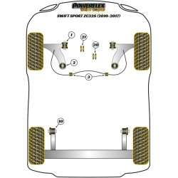 POWERFLEX POUR SUZUKI SWIFT - SPORT (2010 EN ADELANTE)