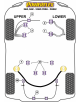 POWERFLEX FOR JAGUAR (DAIMLER) XK8, XKR - X100 (1996-2006)