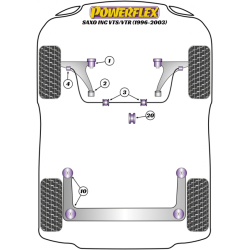 POWERFLEX FOR PEUGEOT 106 & 106 GTI/RALLYE