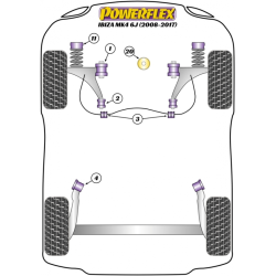 POWERFLEX POUR VOLKSWAGEN POLO MODELS , POLO MK5 6R/6C (2009