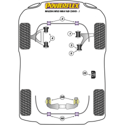 POWERFLEX FOR MAZDA MX-5, MIATA, EUNOS , MK4 ND (2015-) ,