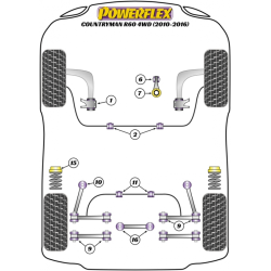 POWERFLEX POUR MINI MINI PACEMAN R61 (2013-2016) , MINI PACE