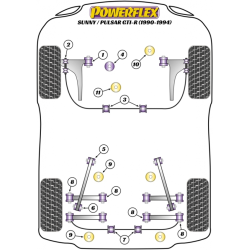 POWERFLEX FOR NISSAN SUNNY/PULSAR GTIR