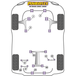 POWERFLEX POUR SUBARU LEGACY MODELS , LEGACY BM & BR (2009 -