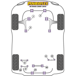 POWERFLEX FOR SUBARU LEGACY MODELS , LEGACY BM & BR (2009 -)