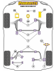 INSERTO SILENTBLOCK DERECHO SUP. DELANT. MOTOR Nº25 FORD