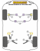 POWERFLEX FOR FORD SIERRA MODELS , SIERRA SAPPHIRE COSWORTH