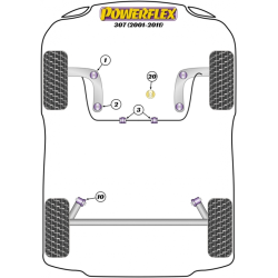 POWERFLEX FOR PEUGEOT 307 (2001-2011)