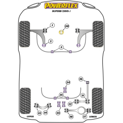 POWERFLEX POUR VOLKSWAGEN TOURAN MODELS , TOURAN (2017 - ) ,