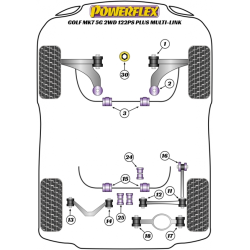 POWERFLEX FOR VOLKSWAGEN TOURAN MODELS , TOURAN (2017 - ) ,