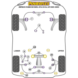 POWERFLEX POUR SUBARU LEGACY MODELS , LEGACY BM & BR (2009 -