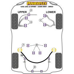 POWERFLEX FOR JAGUAR (DAIMLER) XJ8, XJR, XJ SPORT - X308 (19