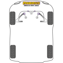 POWERFLEX POUR VAUXHALL / OPEL OMEGA B 1994-2003