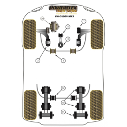 POWERFLEX FOR VOLKSWAGEN CADDY MODELS , CADDY MK4 (06/2010 -