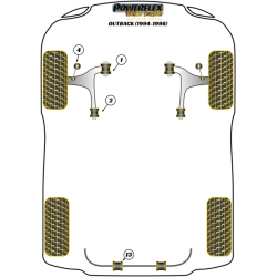 POWERFLEX POUR SUBARU LEGACY MODELS , LEGACY BM & BR (2009 -