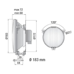 WESEM STRIPED LIGHTHOUSE BUILT-IN H3 D183