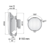 FARO WESEM RAYADO ENCASTRABLE H3 D183