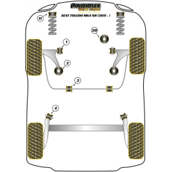 POWERFLEX FOR VOLKSWAGEN POLO MODELS , POLO MK5 6R/6C (2009