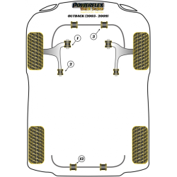 POWERFLEX POUR SUBARU LEGACY MODELS , LEGACY BM & BR (2009 -