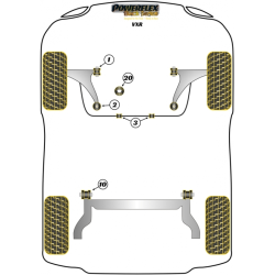 POWERFLEX POUR VAUXHALL / OPEL CORSA MODELS , CORSA D , VXR