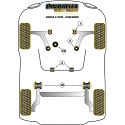 POWERFLEX FOR VAUXHALL / OPEL CORSA MODELS , CORSA D , VXR