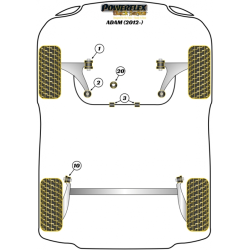 POWERFLEX FOR VAUXHALL / OPEL CORSA MODELS , CORSA D , VXR