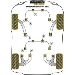 POWERFLEX FOR VOLKSWAGEN TRANSPORTER MODELS , T6 TRANSPORTER