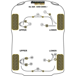 POWERFLEX POUR JAGUAR (DAIMLER) XK, XKR - X150 (2006-)