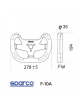 SPARCO F-10A LEATHER TURN STEERING WHEEL