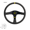 OMP VELOCITA 'FLAT STEERING WHEEL 380 mm SMOOTH LEATHER