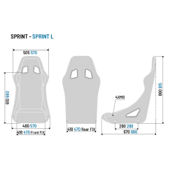 BACQUET SPARCO SPRINT HOMOLOGADO FIA PARA COCHE DE RALLY