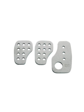 OMP SET 3 RACING PEDALS SILVER