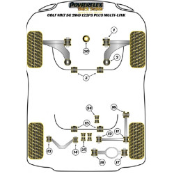 POWERFLEX FOR VOLKSWAGEN TOURAN MODELS , TOURAN (2017 - ) ,