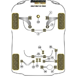 POWERFLEX POUR VOLKSWAGEN TOURAN MODELS , TOURAN (2017 - ) ,