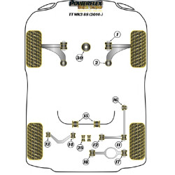 POWERFLEX FOR VOLKSWAGEN TOURAN MODELS , TOURAN (2017 - ) ,