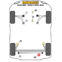 POWERFLEX POUR VAUXHALL / OPEL ASTRA MODELS , ASTRA MK6 - AS