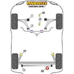 POWERFLEX POUR VAUXHALL / OPEL ASTRA MODELS , ASTRA MK6 - AS