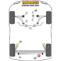 POWERFLEX POUR VAUXHALL / OPEL ASTRA MODELS , ASTRA MK6 - AS