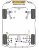 POWERFLEX CUBO/PUNTONI ANT. Nº7 PARA SUBARU