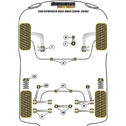 POWERFLEX FOR MINI MINI PACEMAN R61 (2013-2016) , MINI PACEM