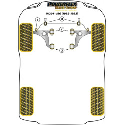 POWERFLEX FOR MERCEDES-BENZ E CLASS , W201 190 (1982 - 1993)