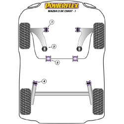 POWERFLEX FOR MAZDA MAZDA2 DE (2007-)